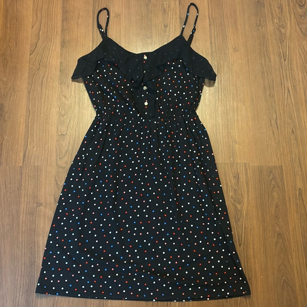 Spaghetti Strap Polka Dot Dress
